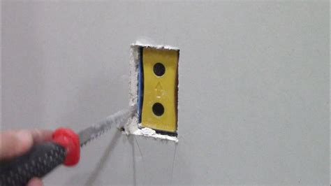 cutting out paneling for electrical boxes|how to cut electrical boxes.